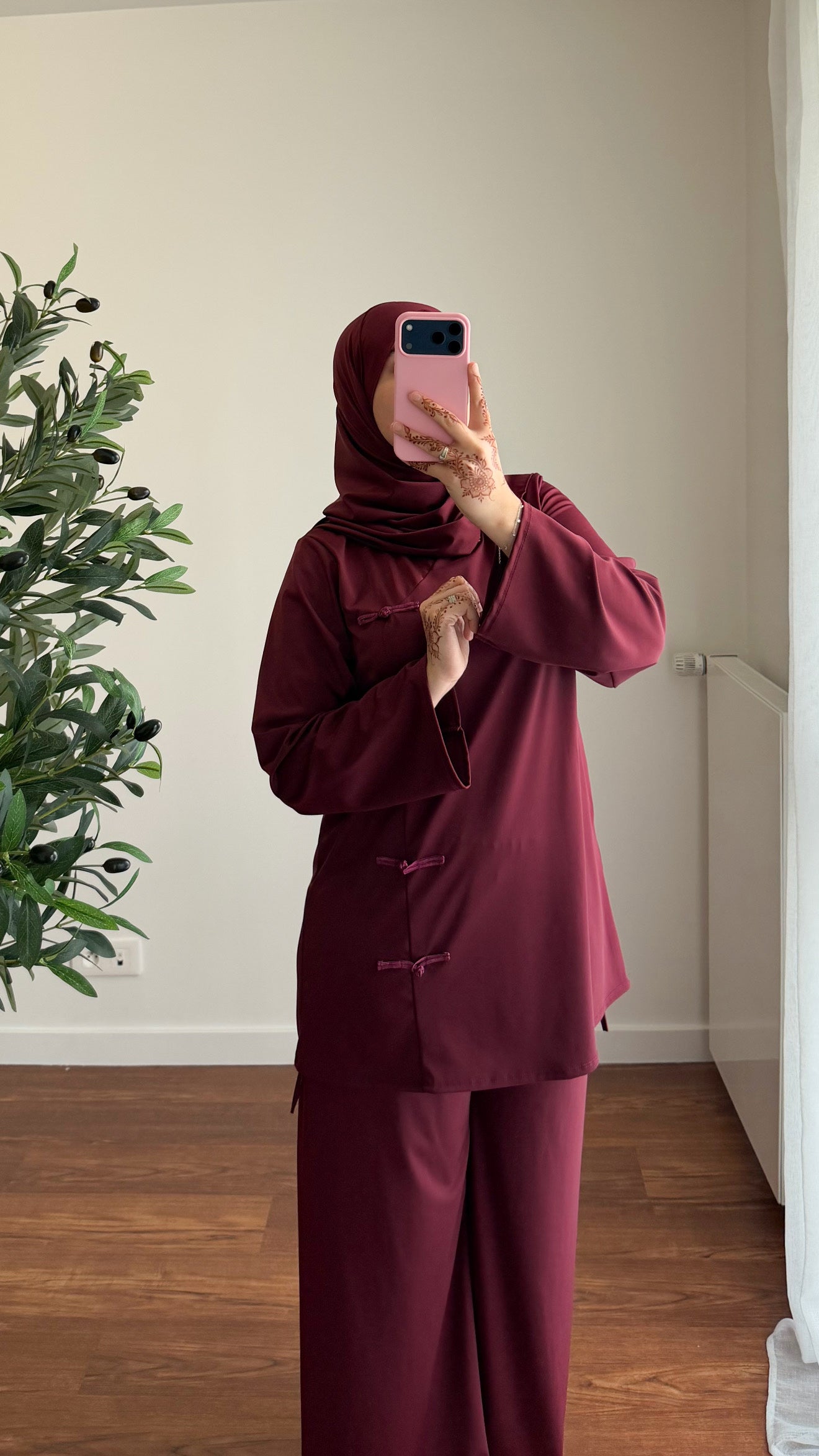 BURKINI TOKYO 3 PIÈCES BORDEAU