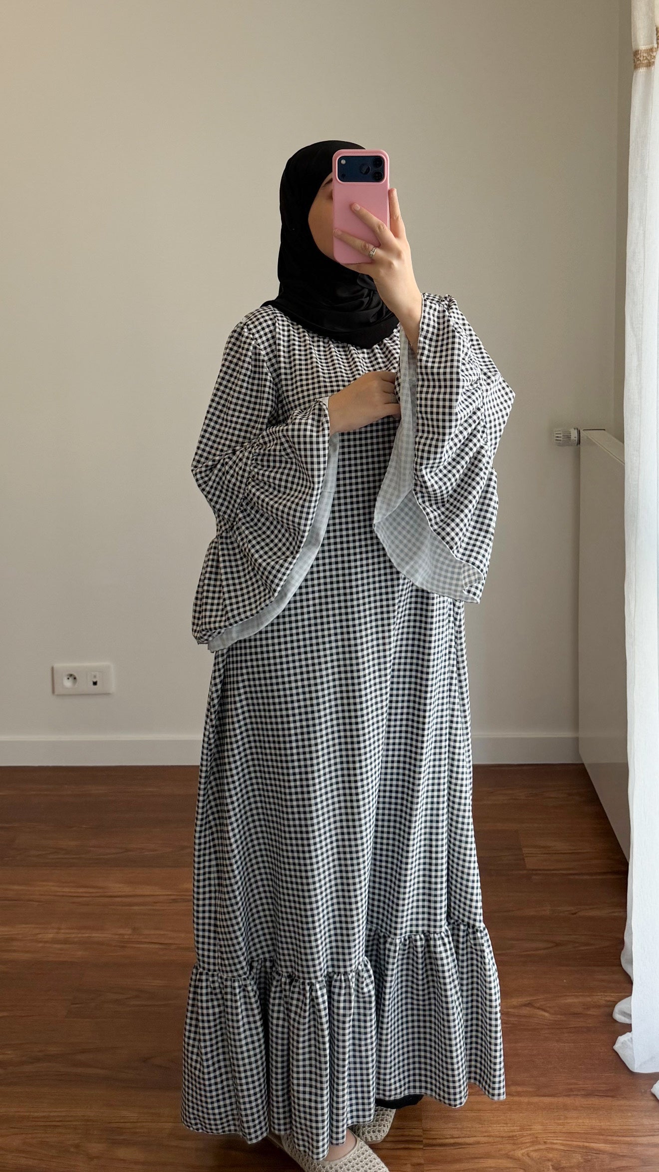 ROBE VICHY 2.0 NOIR