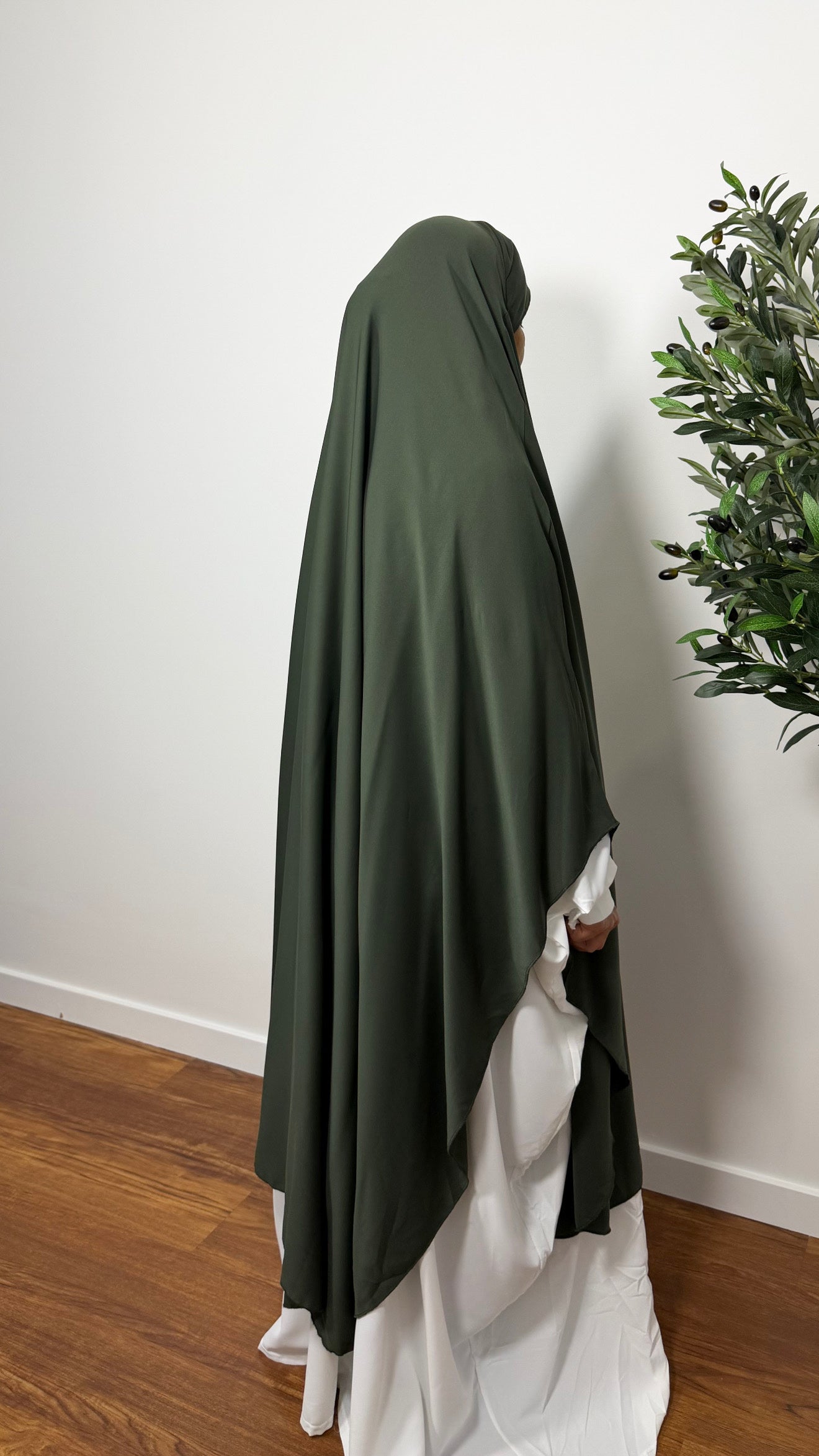 MAXI KHIMAR VERT KAKI