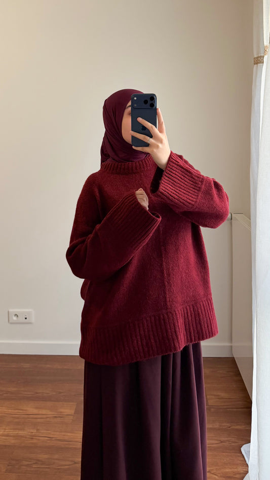 PULL MIYA BORDEAU