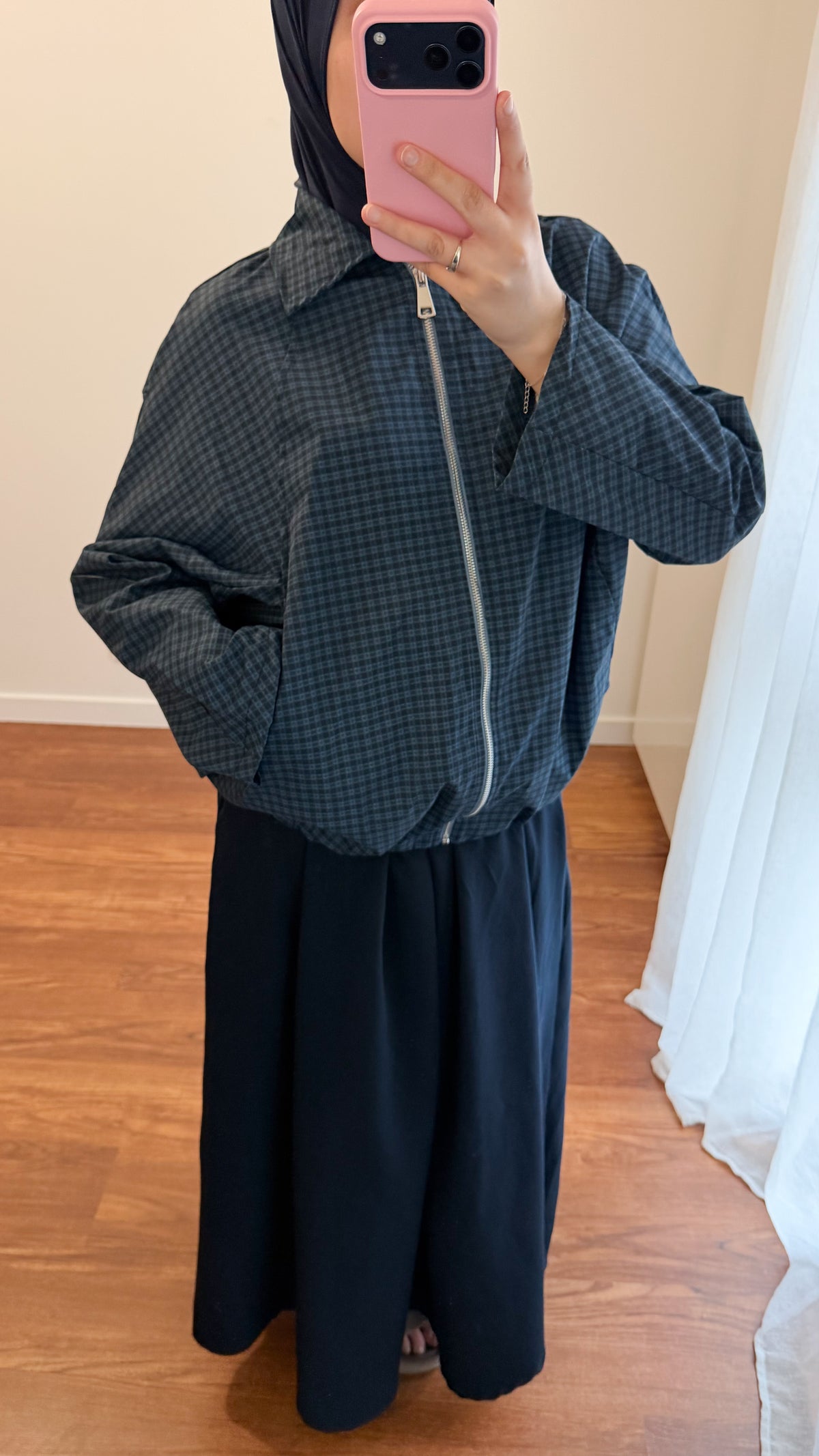 VESTE ZIPPÉE HAYA BLEU MARINE