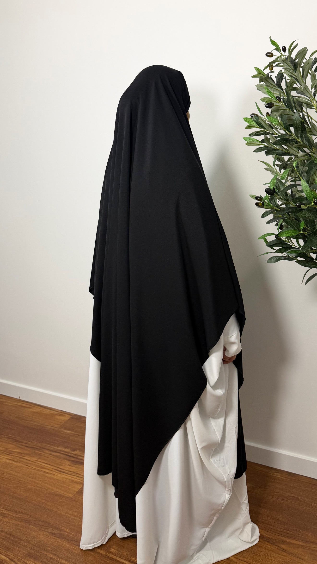 MAXI KHIMAR NOIR