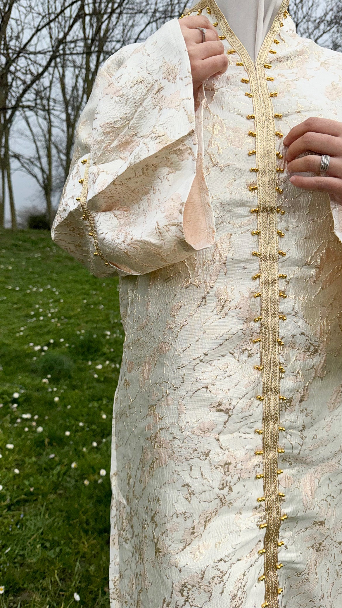 ABAYA PREMIUM STYLE CAFTAN BEIGE
