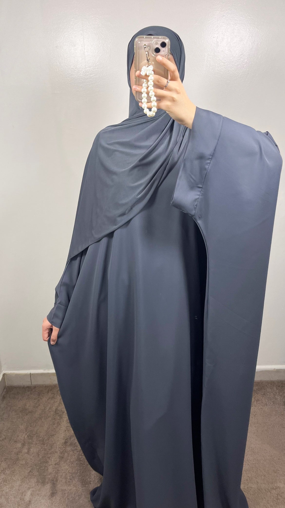 ABAYA FARASHA ANTHRACITE GREY