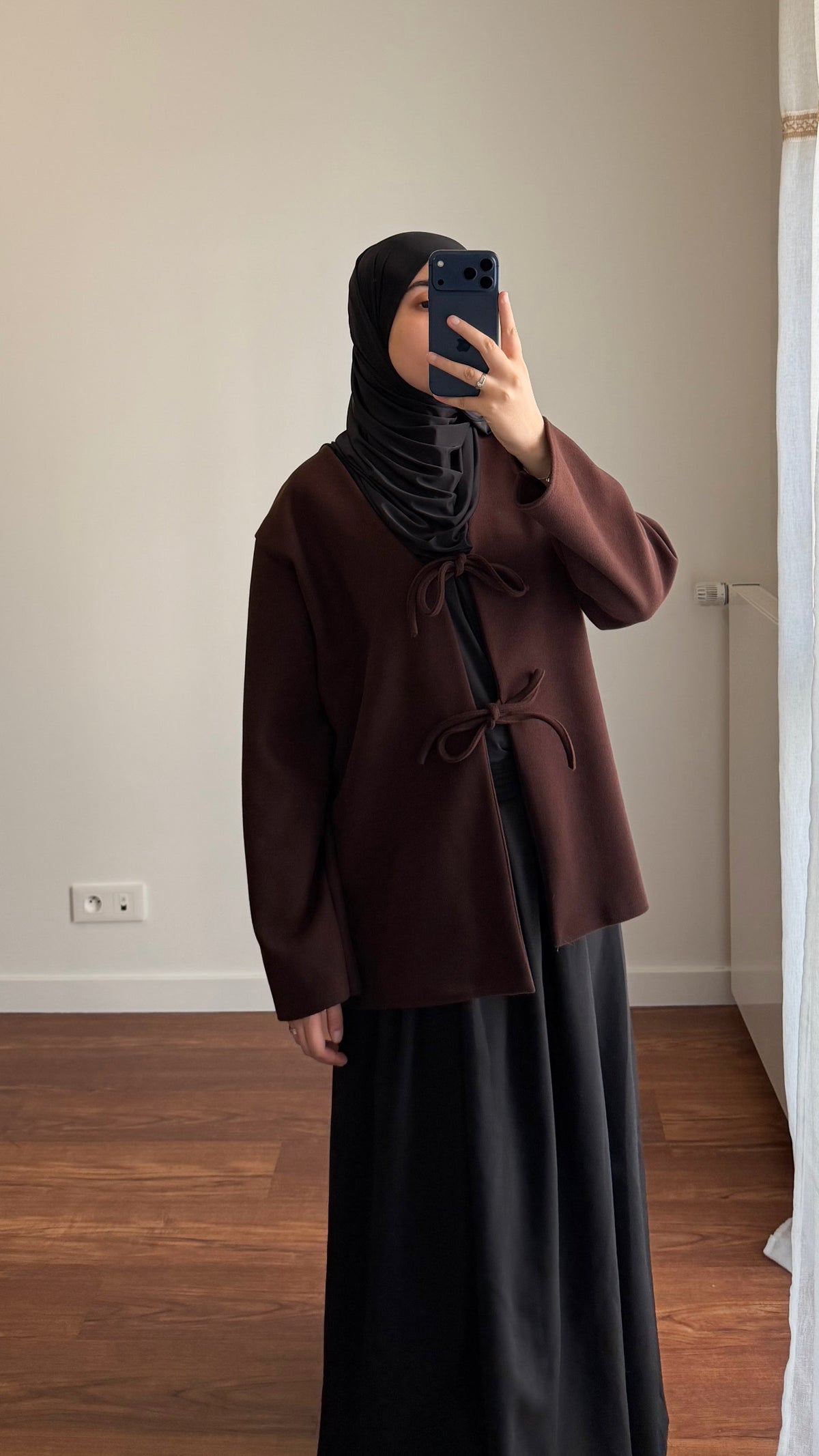 VESTE INAYA MARRON