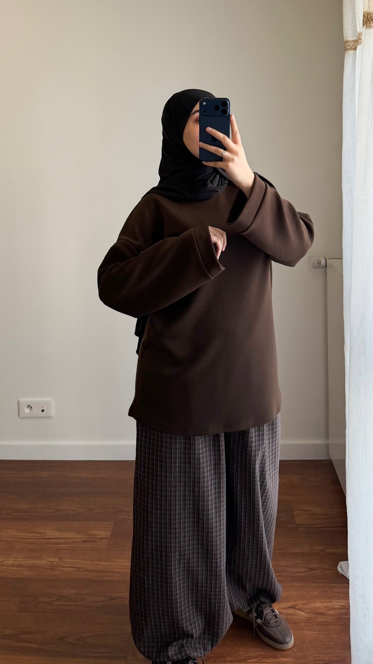 T-SHIRT ÉPAIS MARRON