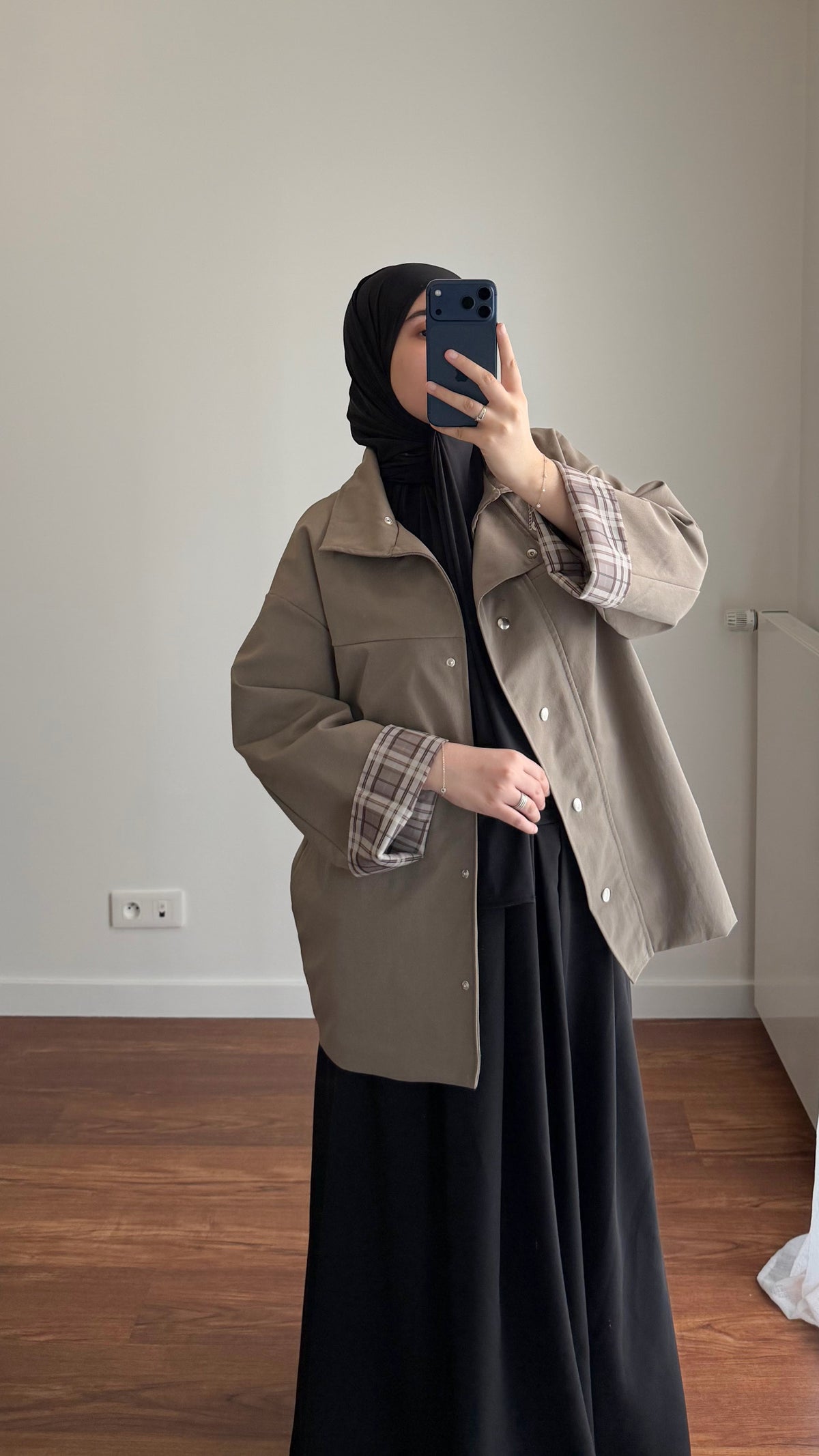 VESTE LIYA TAUPE