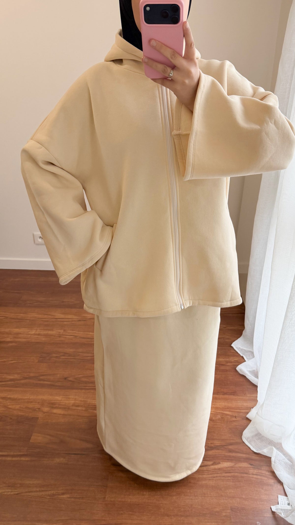 ENSEMBLE JUPE COMFY BEIGE