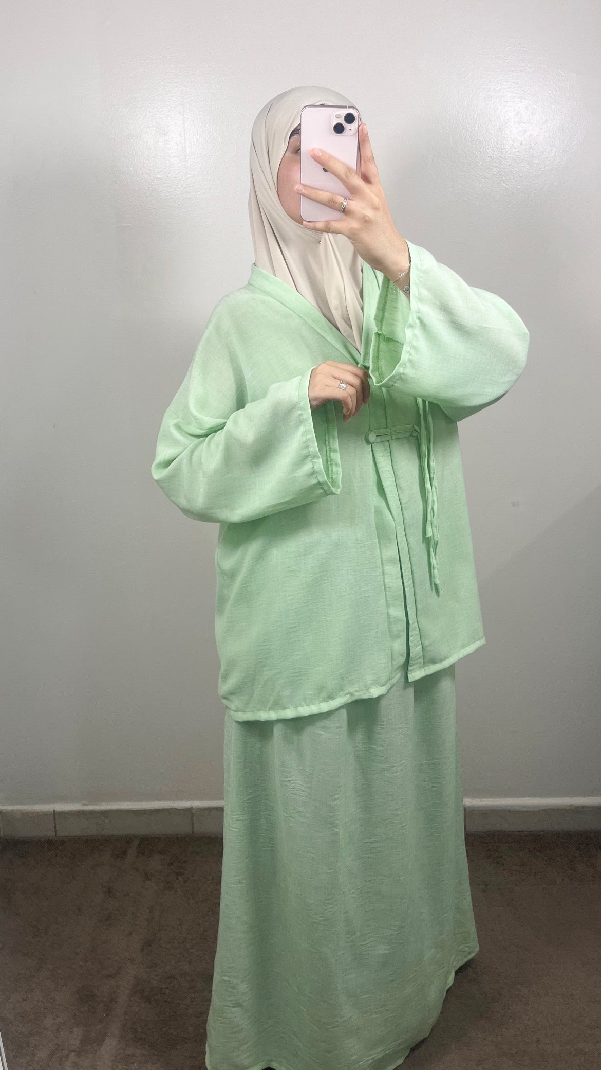 ENSEMBLE JUPE INES VERT