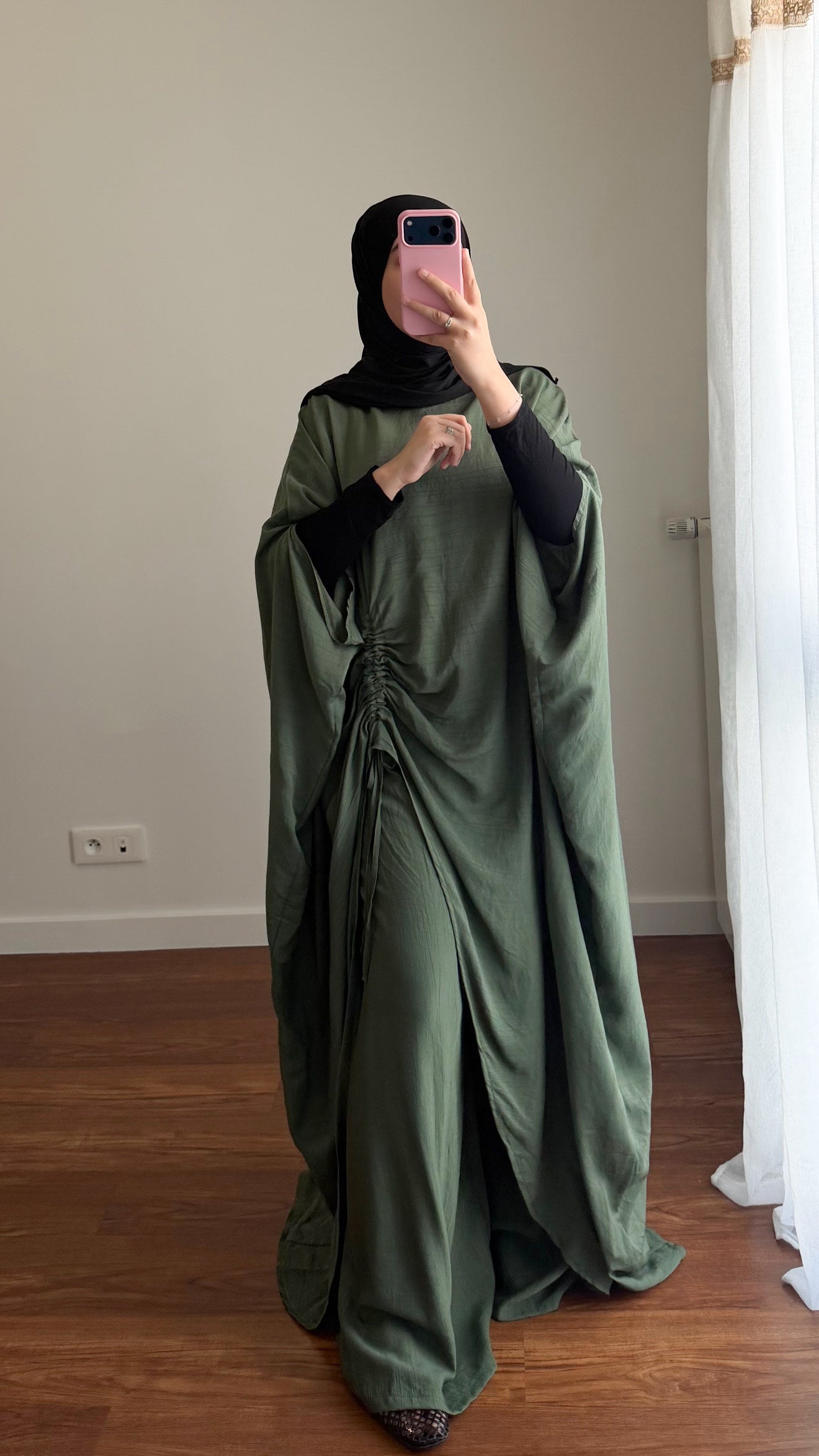 ENSEMBLE ZEYNEB VERT KAKI FONCÉ