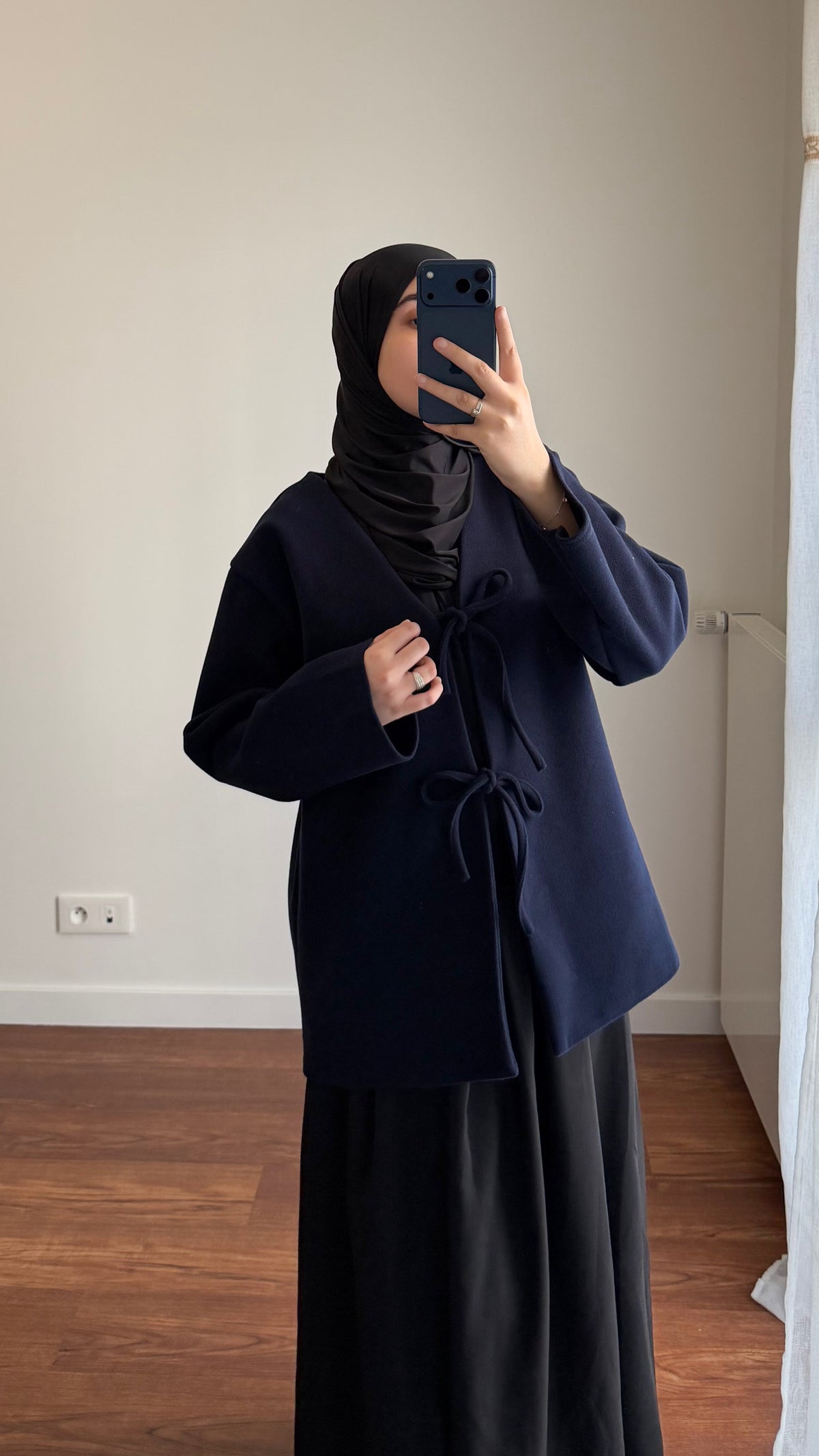 VESTE INAYA BLEU MARINE