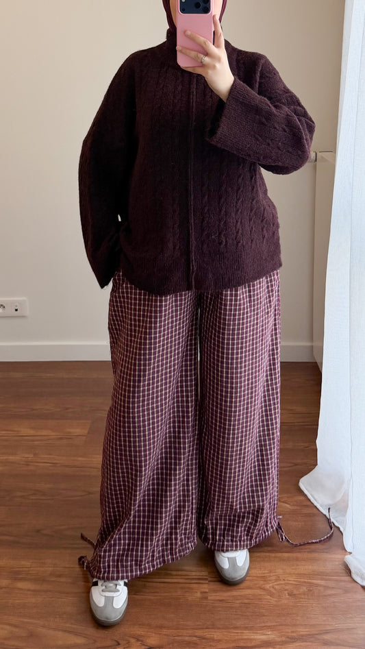 PANTALON SARAH BORDEAU