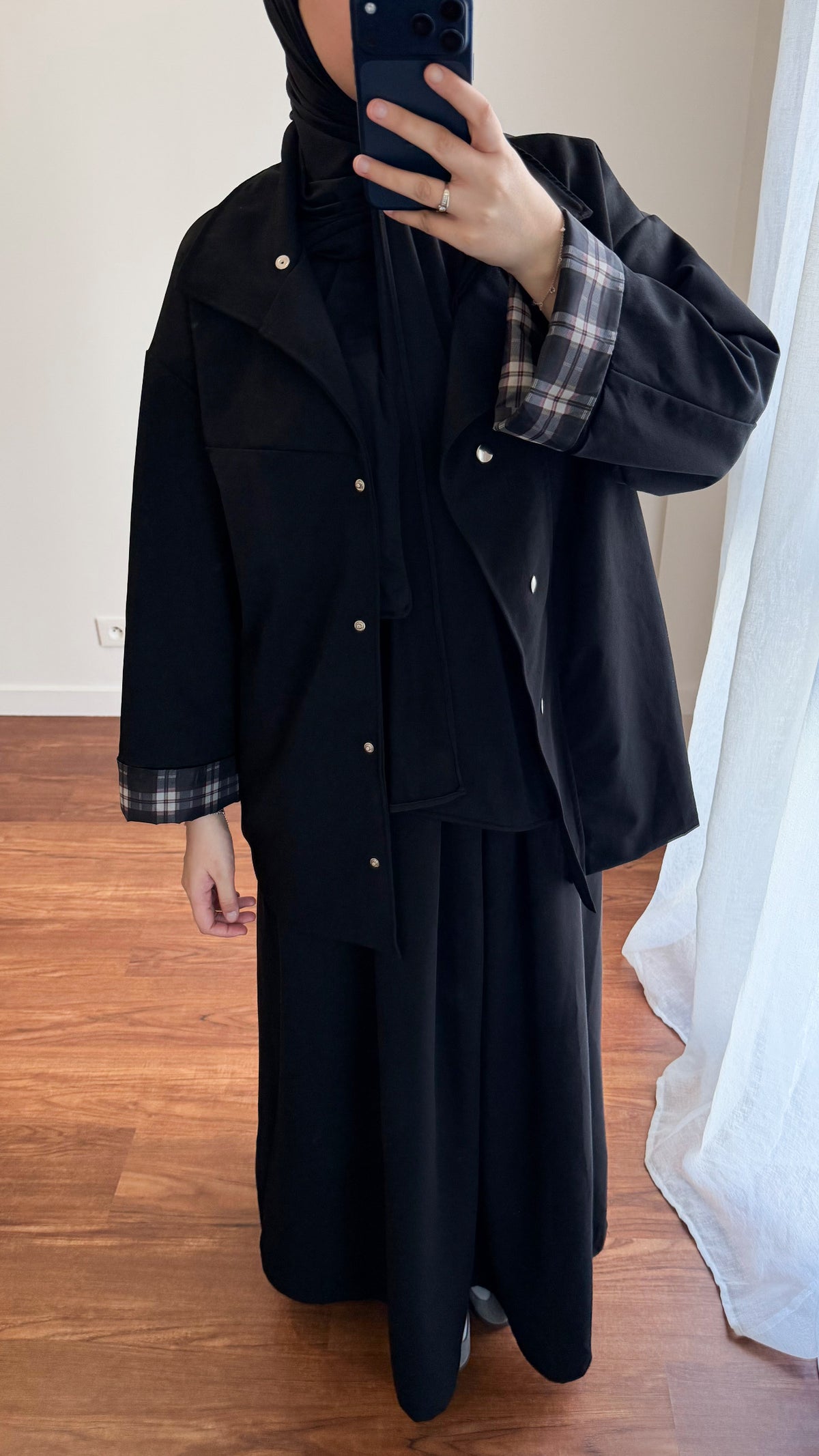 VESTE LIYA NOIR