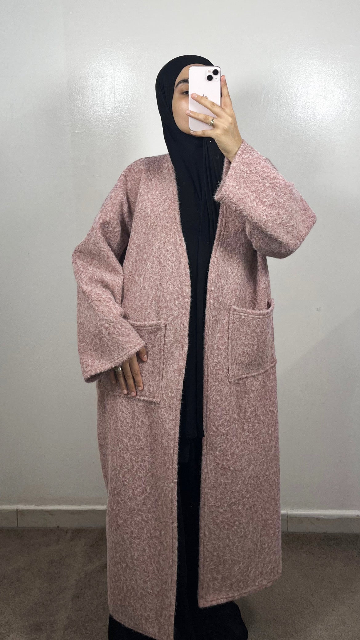 MANTEAU KIMONO LEA OVERSIZE ROSE