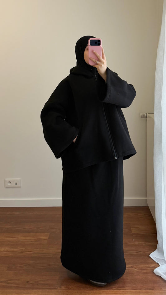 ENSEMBLE JUPE COMFY NOIR