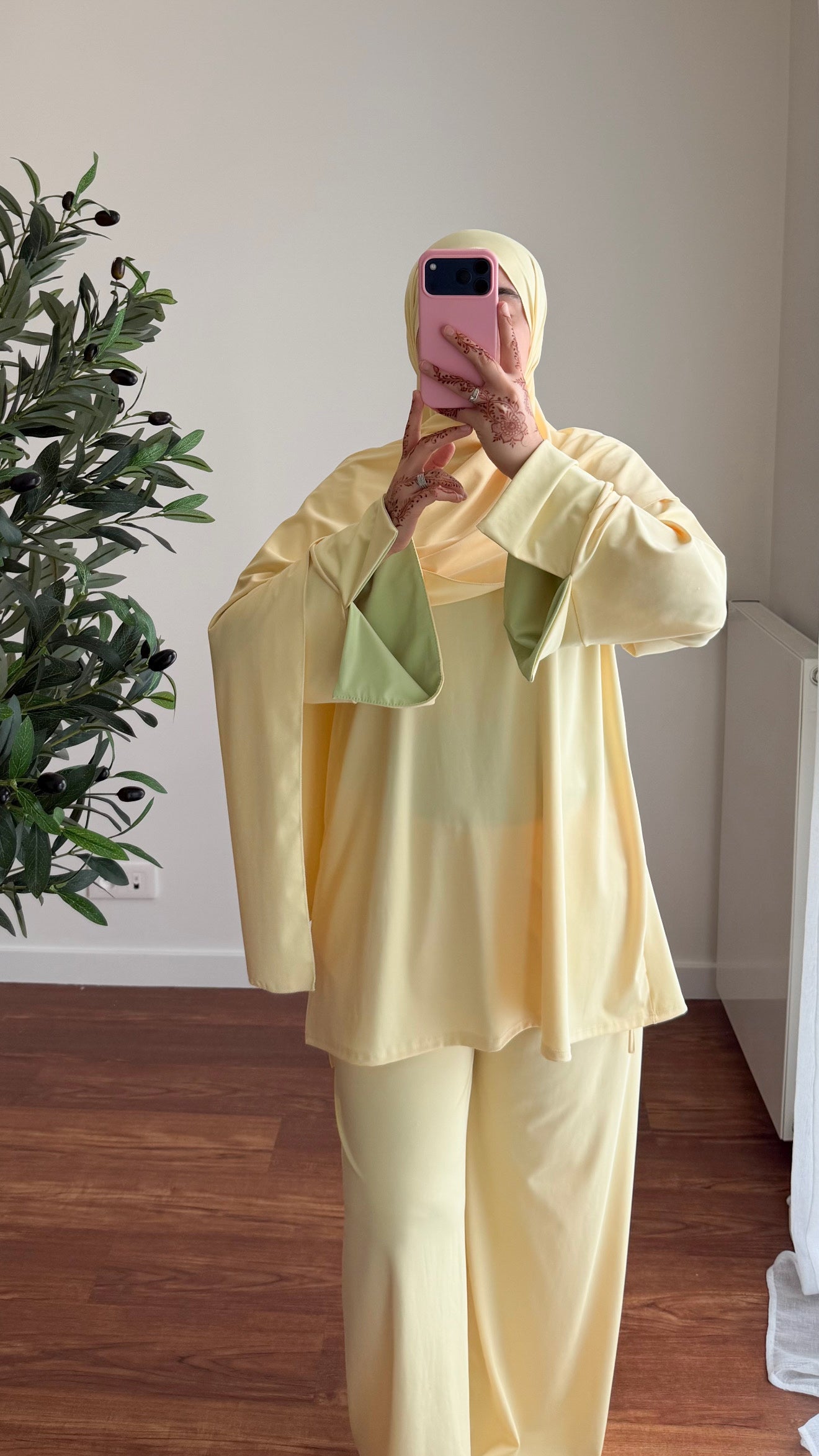 BURKINI SAYA 3 PIÈCES JAUNE