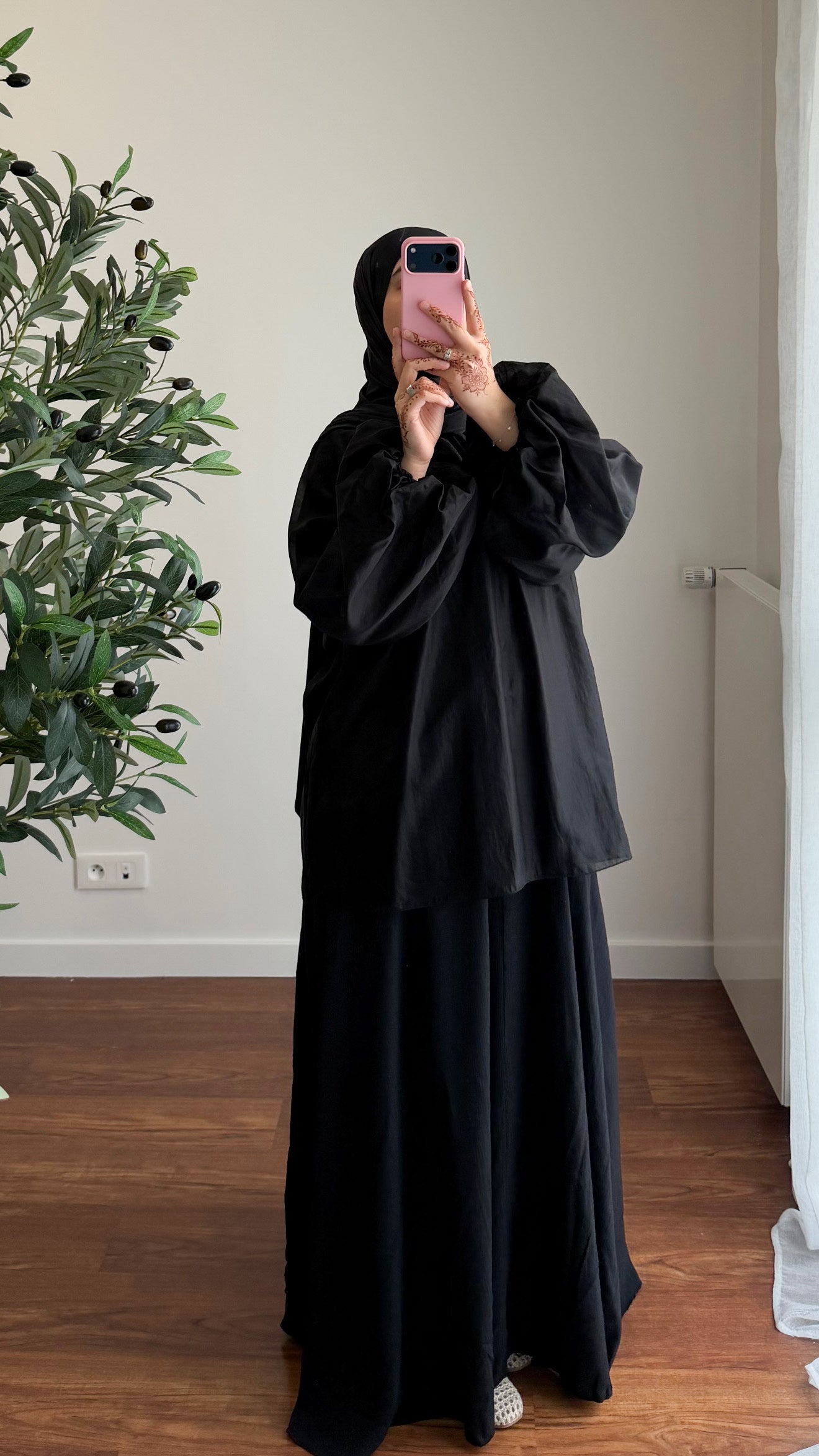 BLOUSE TENCEL NOIR