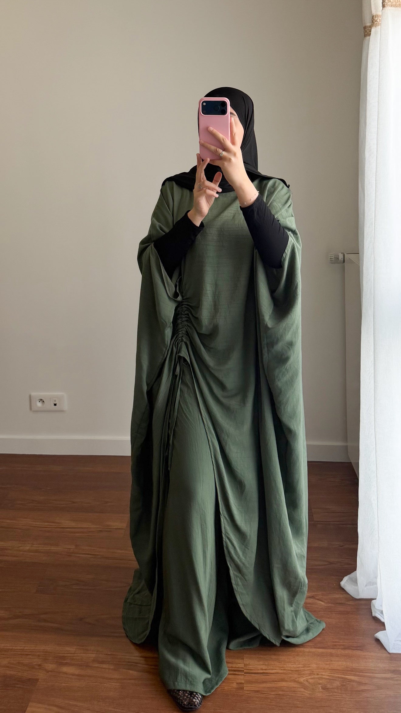 ENSEMBLE ZEYNEB VERT KAKI FONCÉ