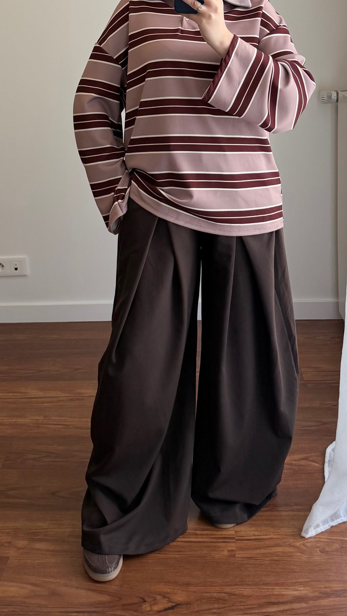 PANTALON BAGGY MARRON