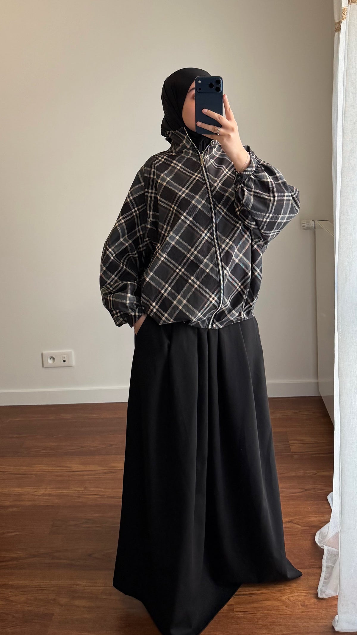 JUPE CLASSIQUE ÉPAISSE NOIR