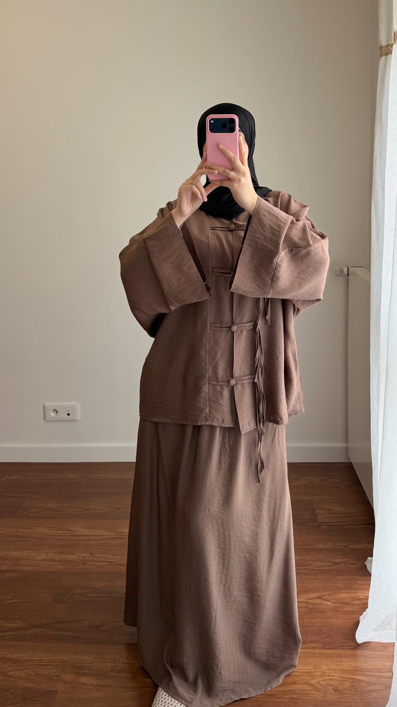 ENSEMBLE JUPE TOKYO MARRON