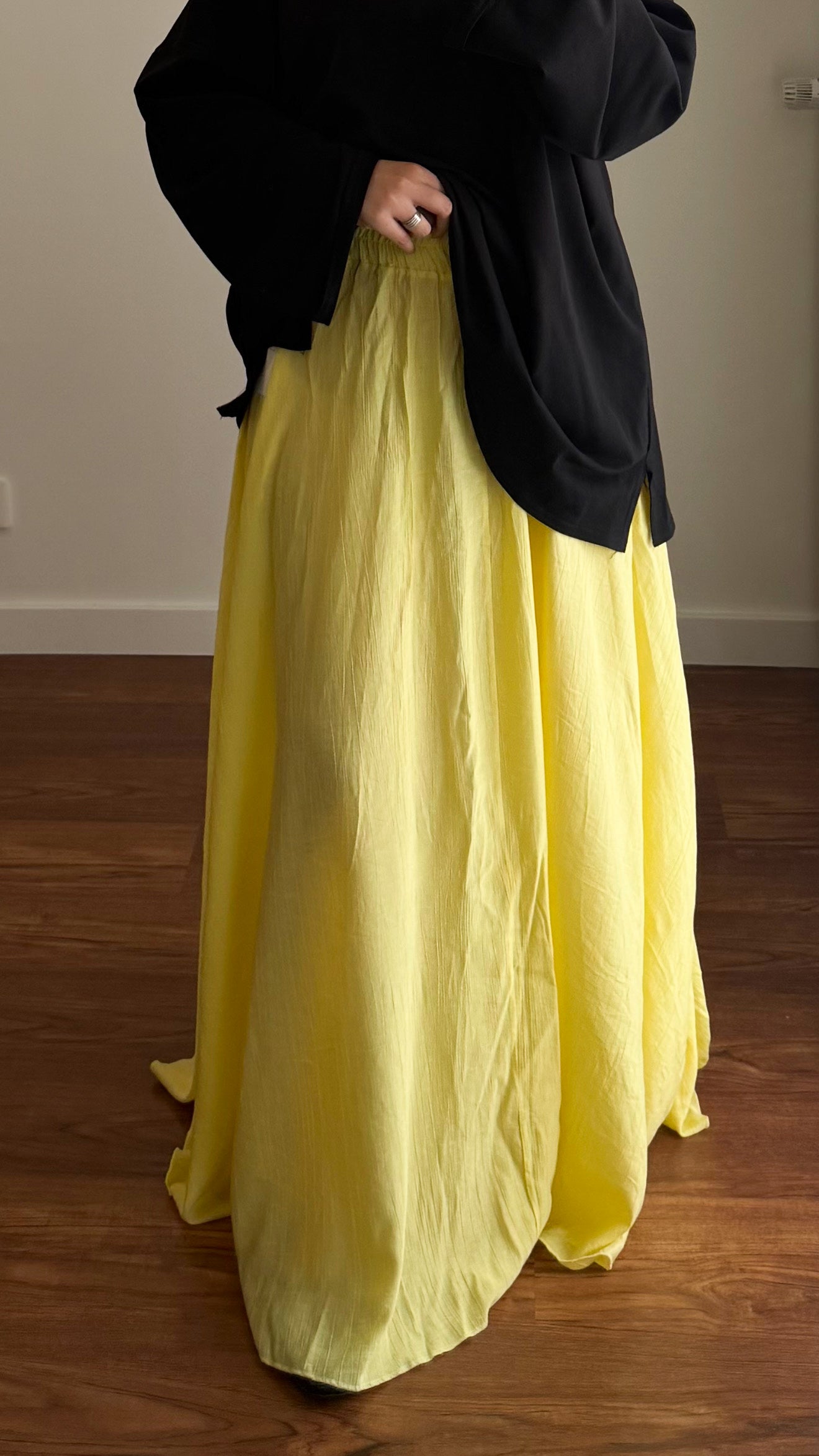 JUPE LONGUE JAUNE