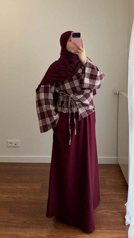 ENSEMBLE JUPE MAYRA BORDEAU