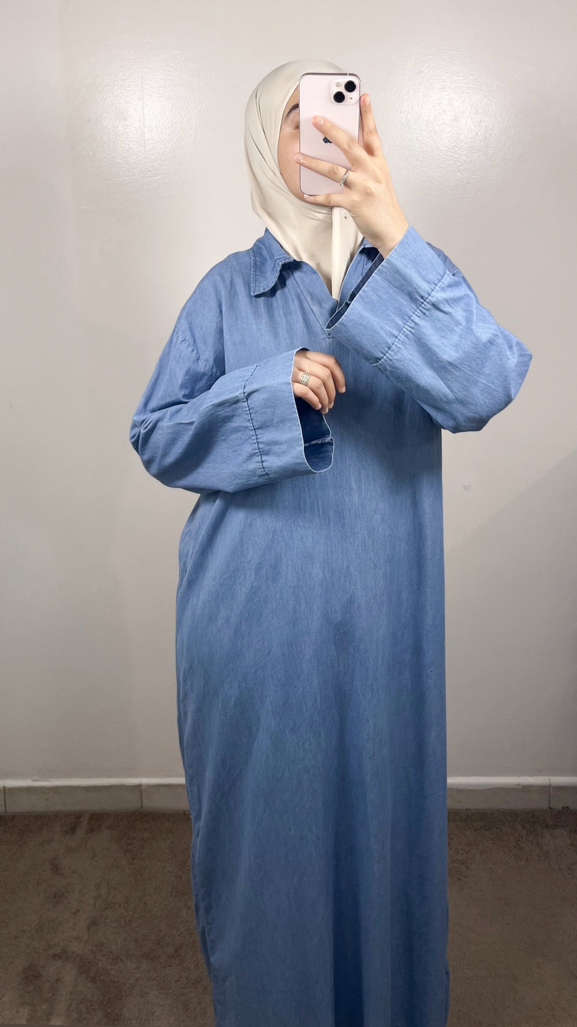 ROBE JEAN BLEU CLAIR