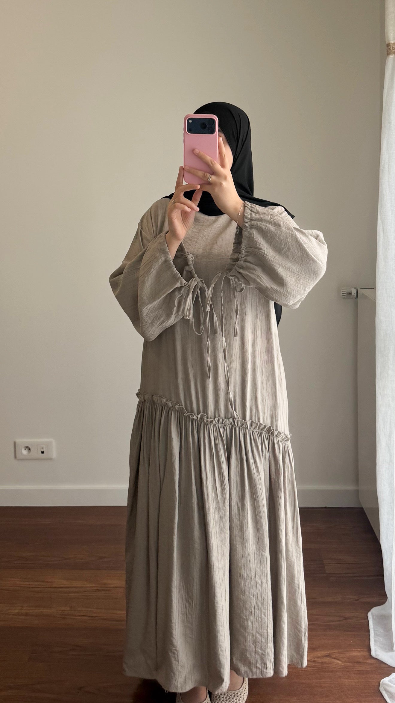 ROBE AYRA TAUPE