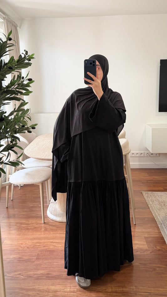 ROBE T-SHIRT NOIR