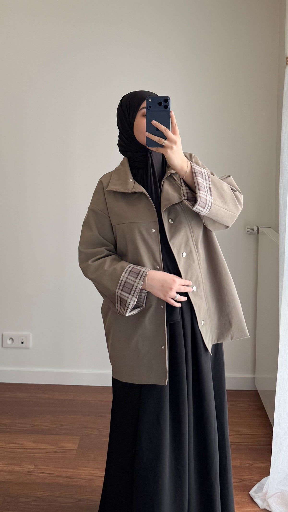 VESTE LIYA TAUPE