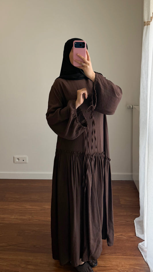 ROBE AYRA MARRON