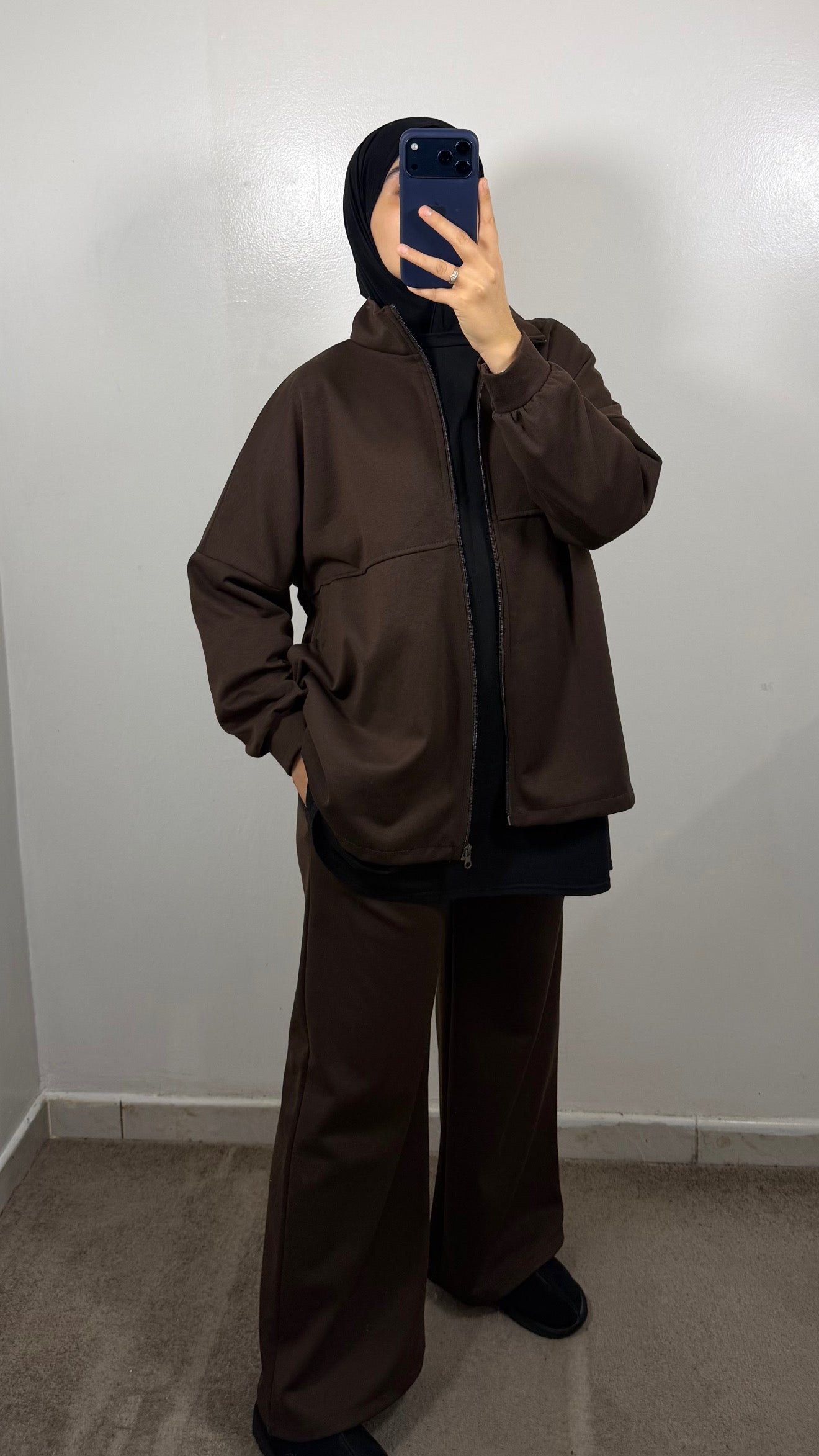 ENSEMBLE COMFY MARRON