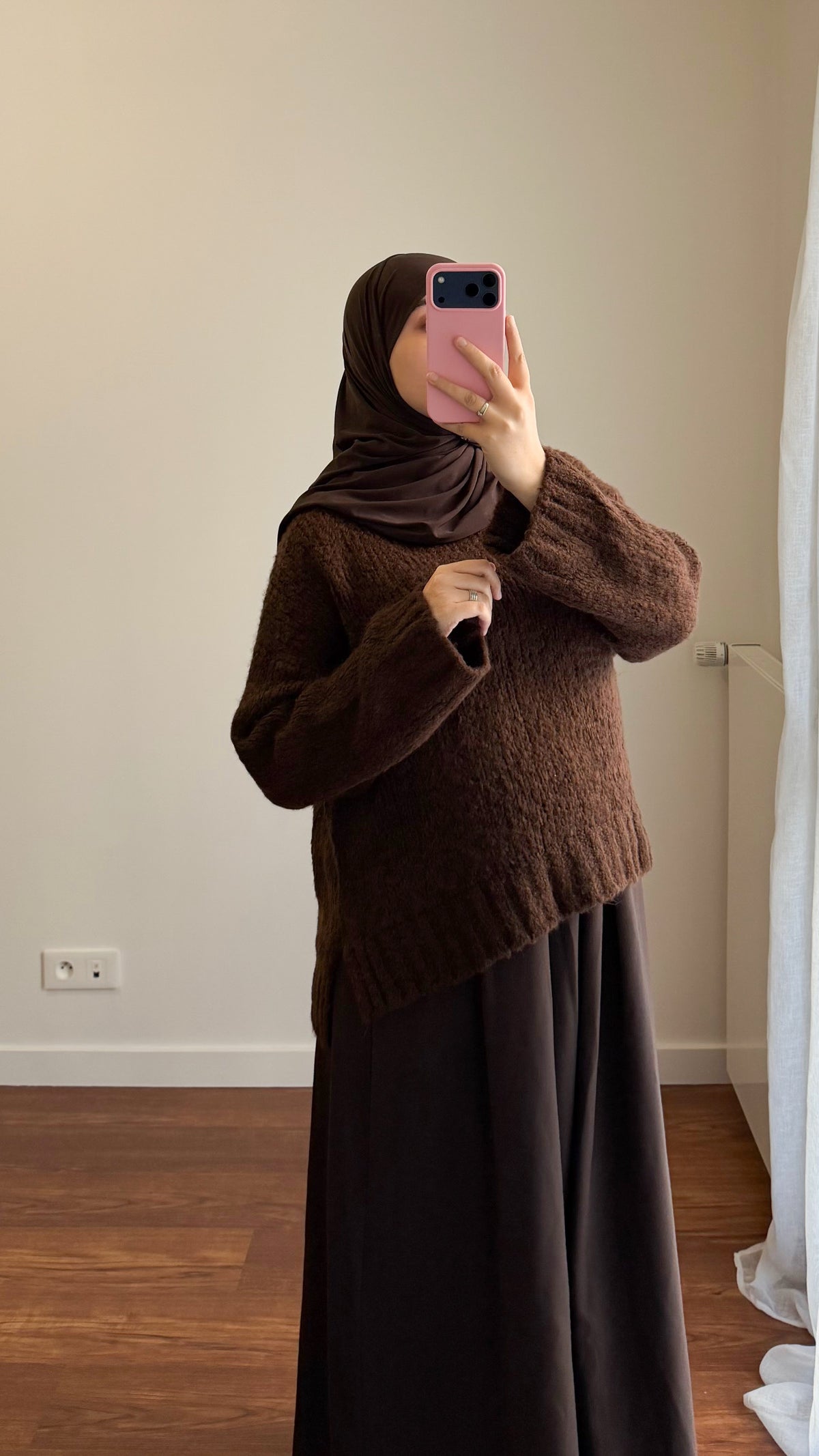 PULL SANA MARRON FONCÉ
