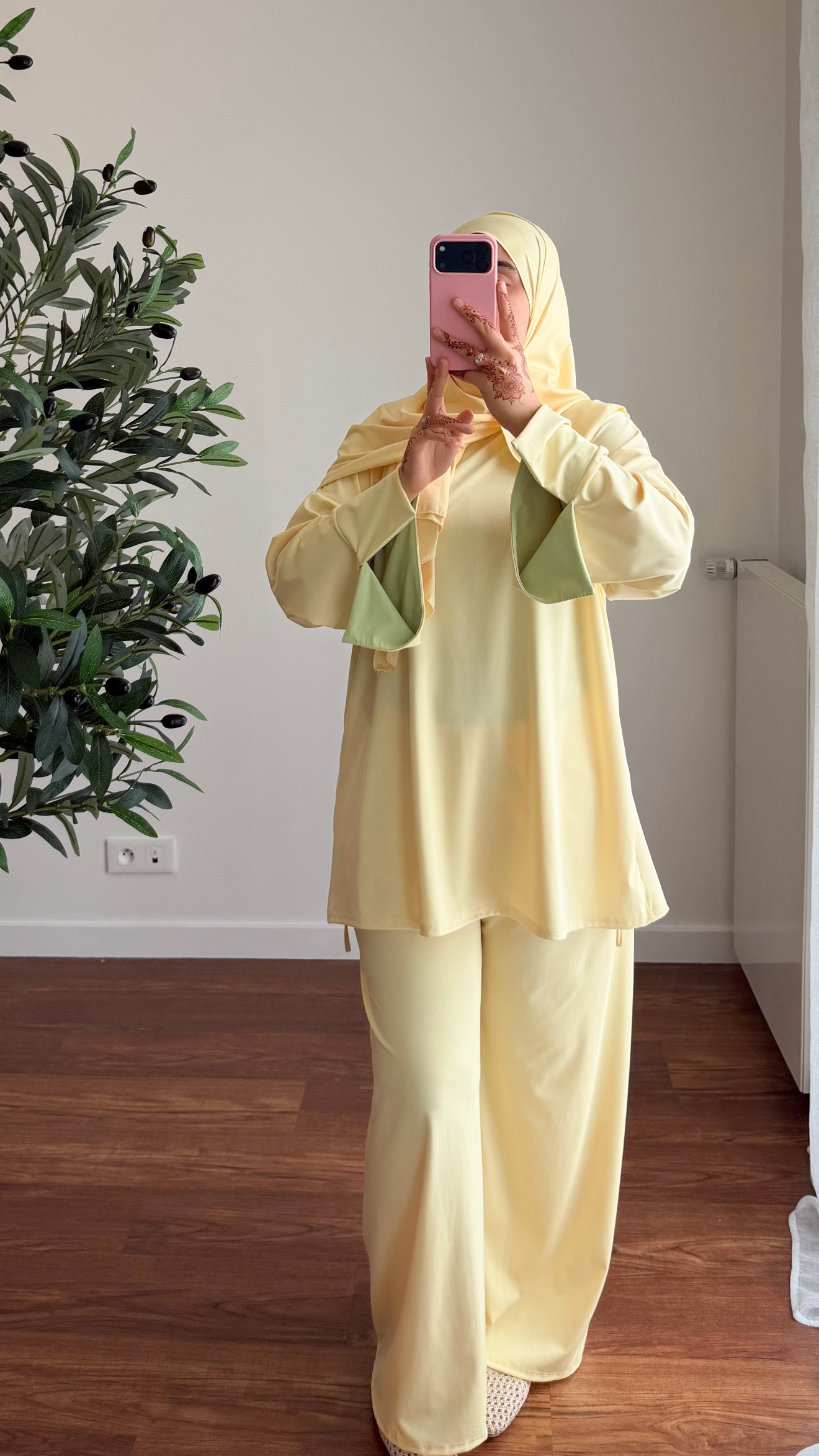 BURKINI SAYA 3 PIÈCES JAUNE