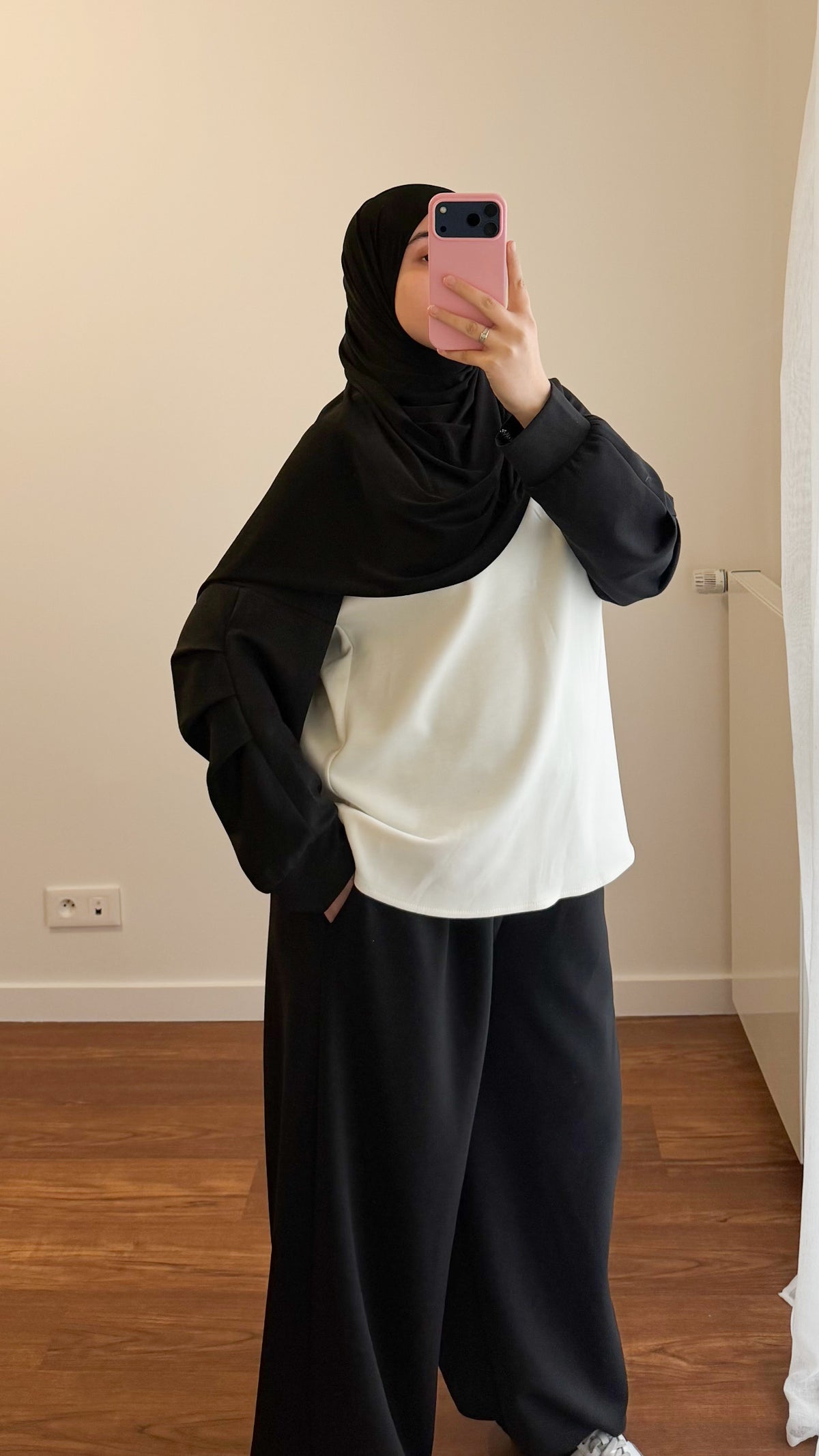 ENSEMBLE JOGGING BICOLORE NOIR