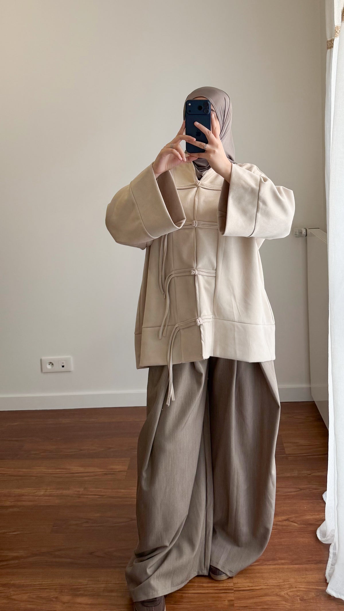 HAUT TOKYO EN DAIM BEIGE