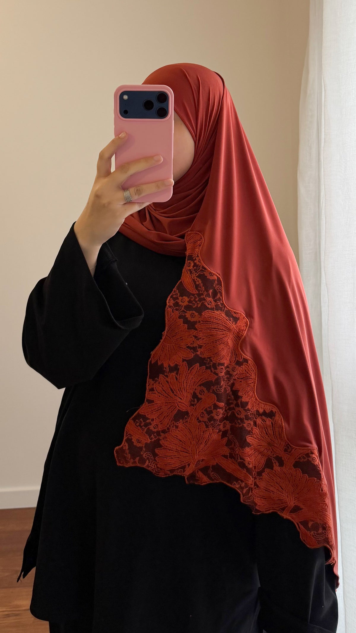 HIJAB JERSEY PREMIUM TERRACOTTA