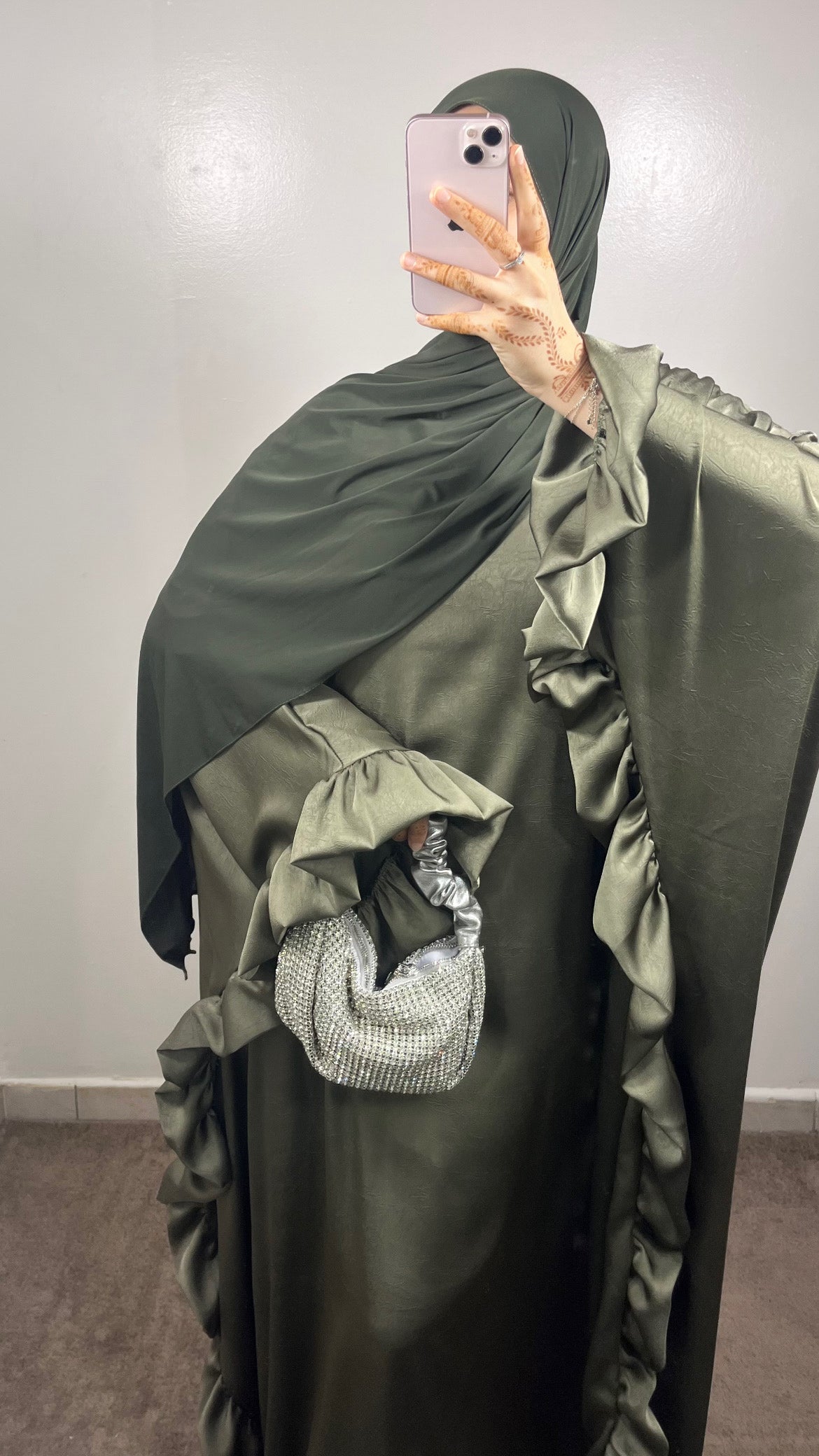 ABAYA BUTTERFLY VERT KAKI