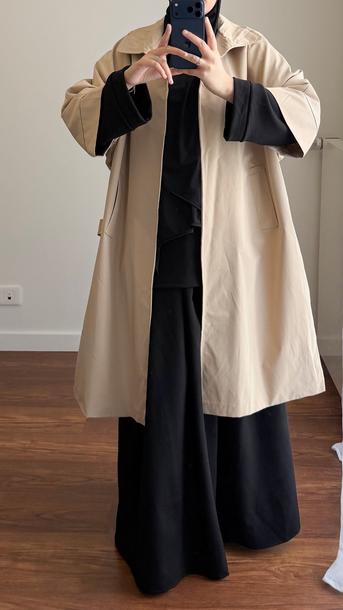 TRENCH OUVERT BEIGE