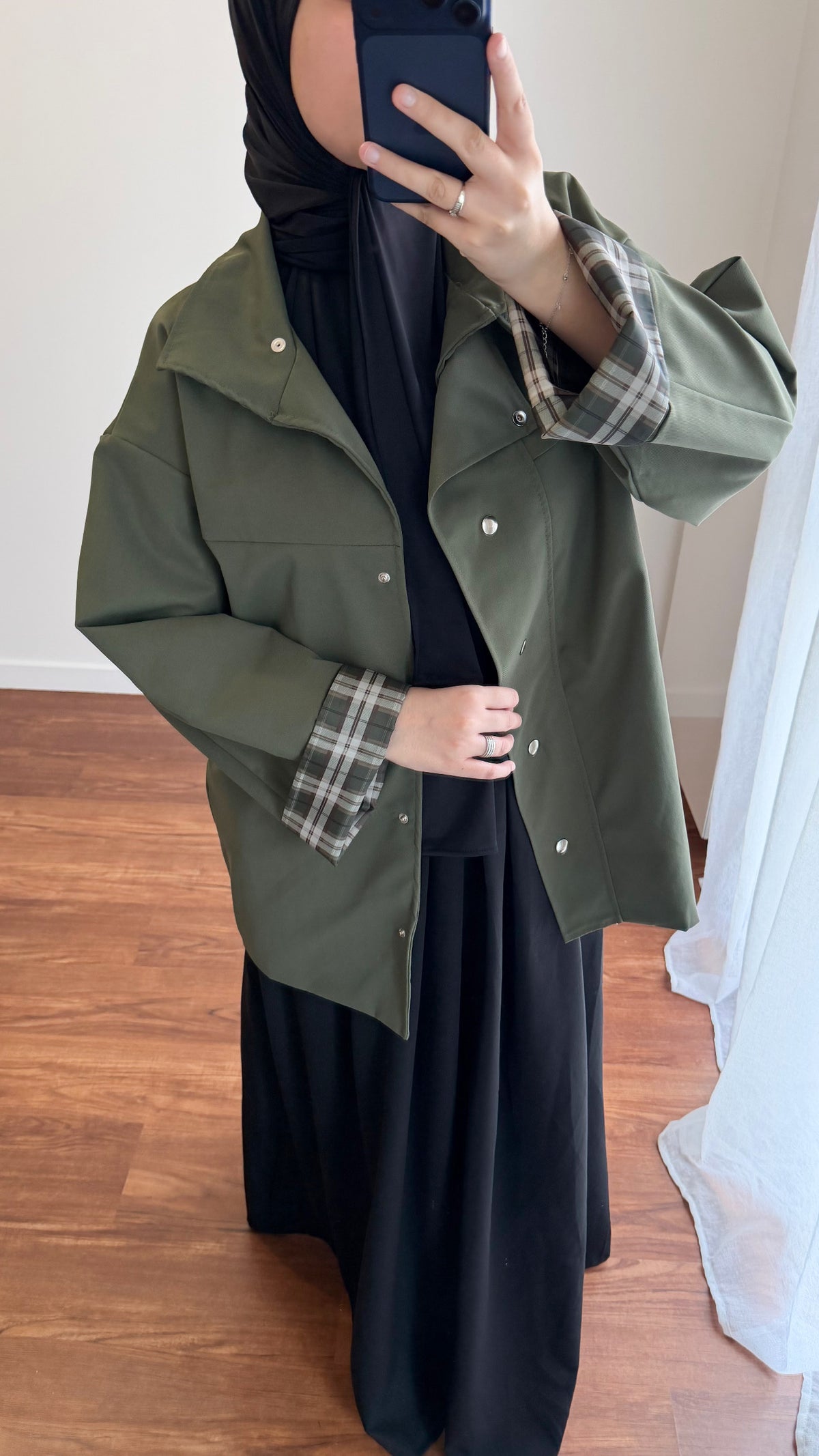 VESTE LIYA VERT KAKI