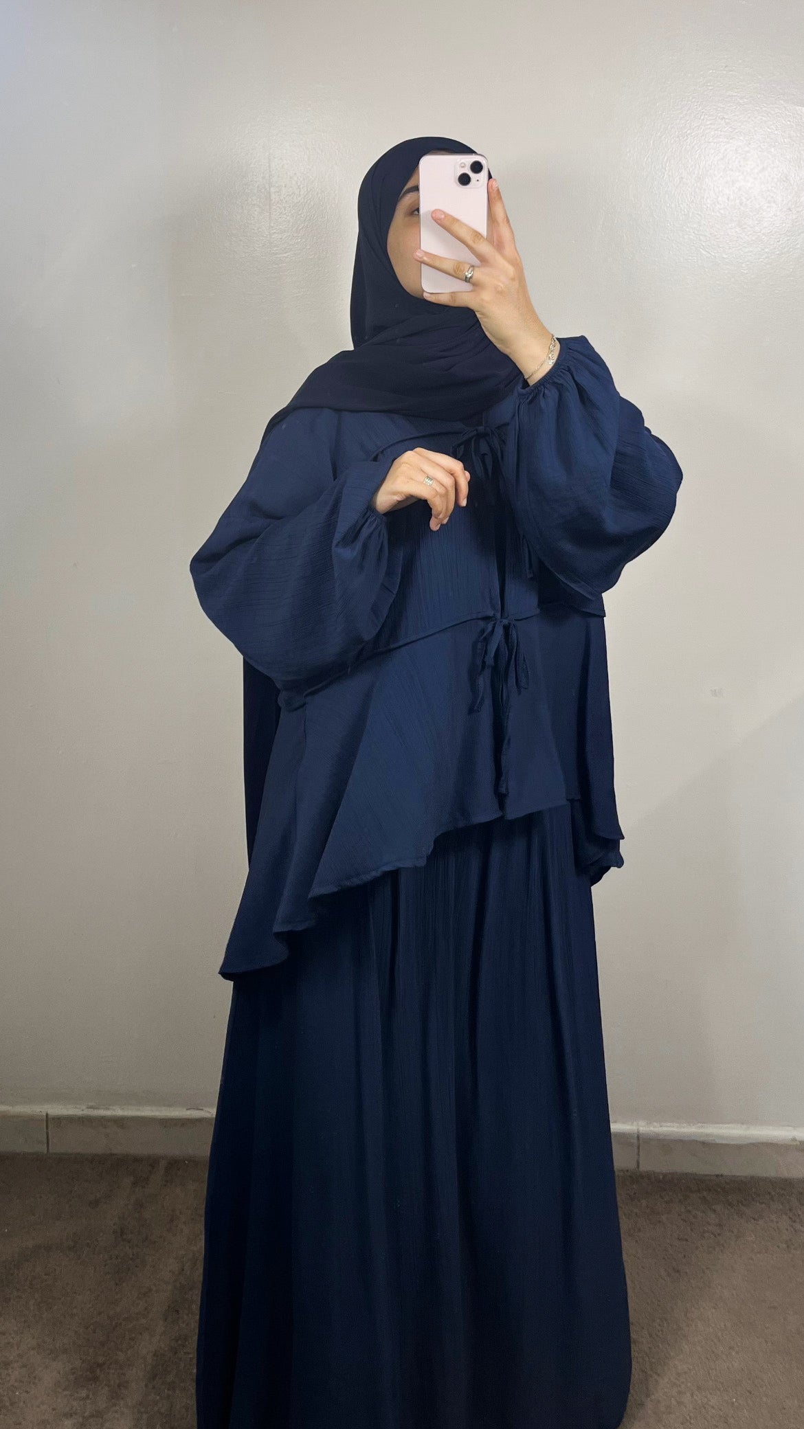 ENSEMBLE JUPE LIYA BLEU MARINE