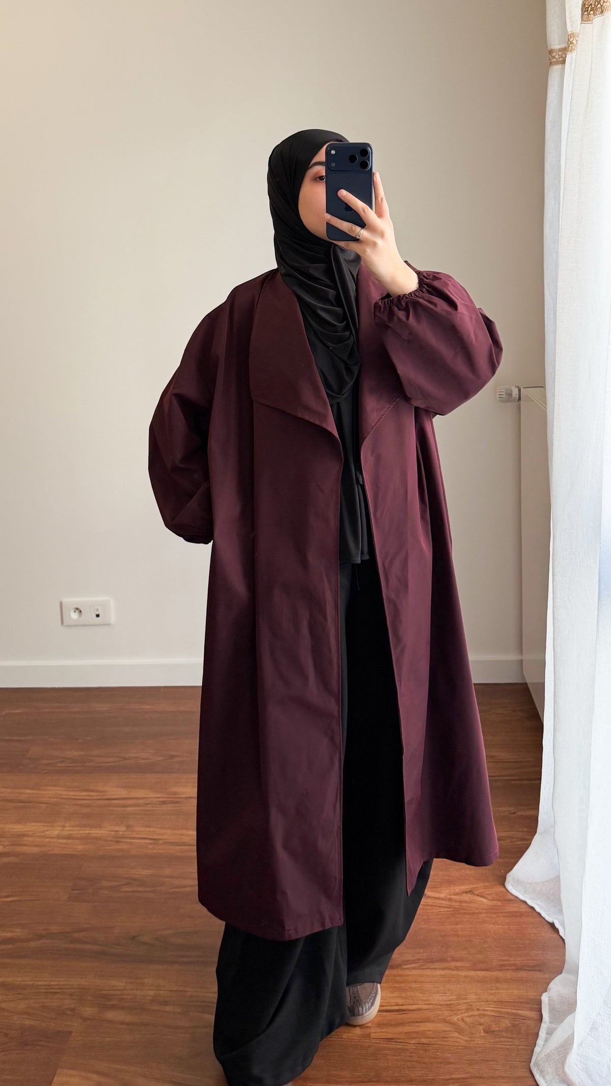 TRENCH BASIQUE BORDEAU