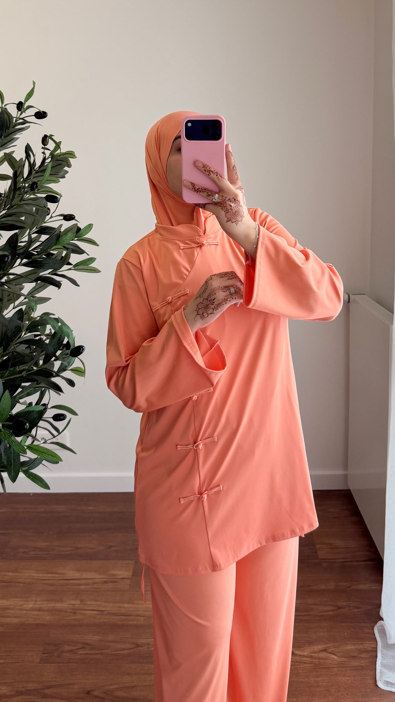 BURKINI TOKYO 3 PIÈCES ORANGE PÊCHE