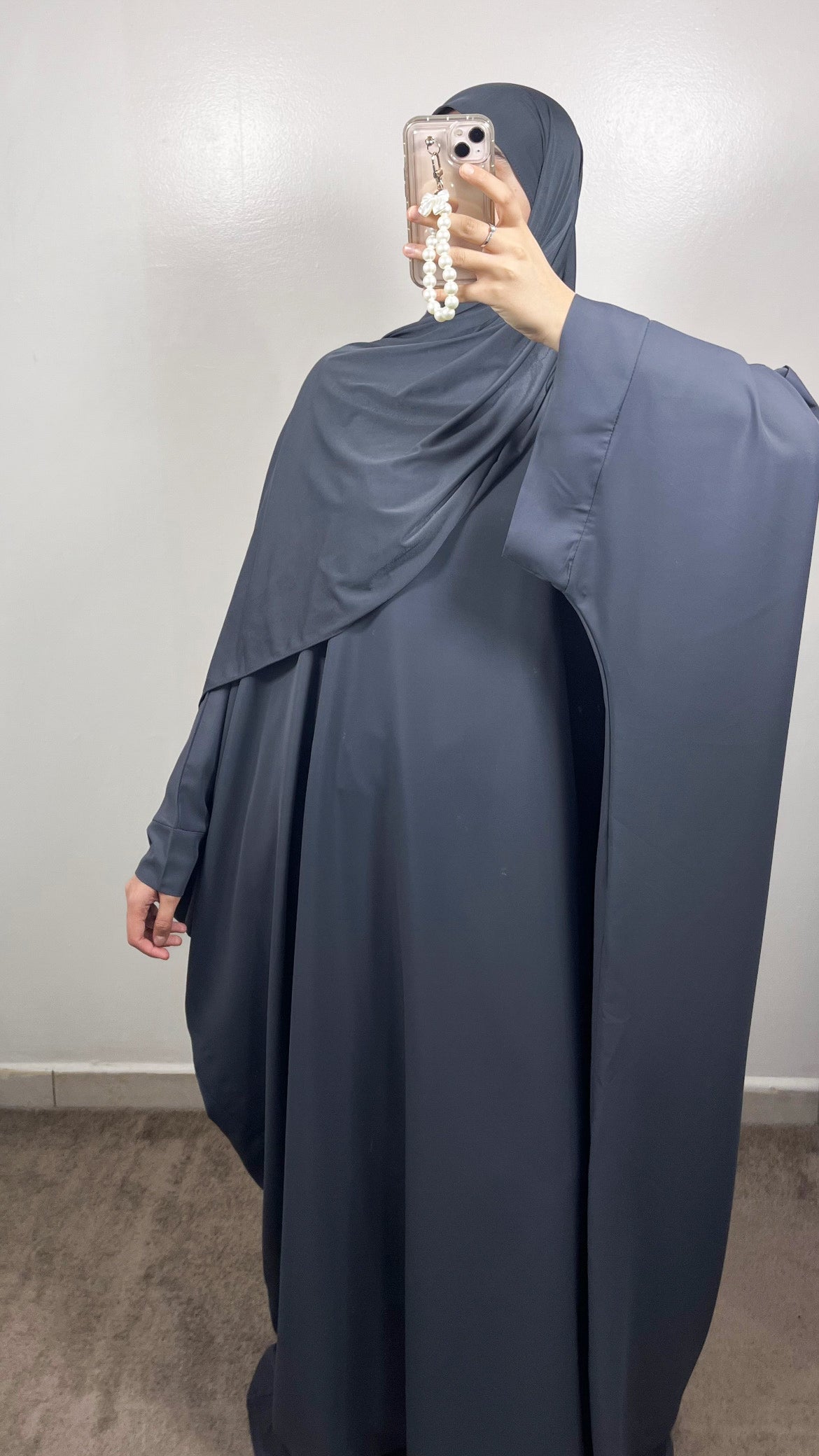 ABAYA FARASHA ANTHRACITE GREY