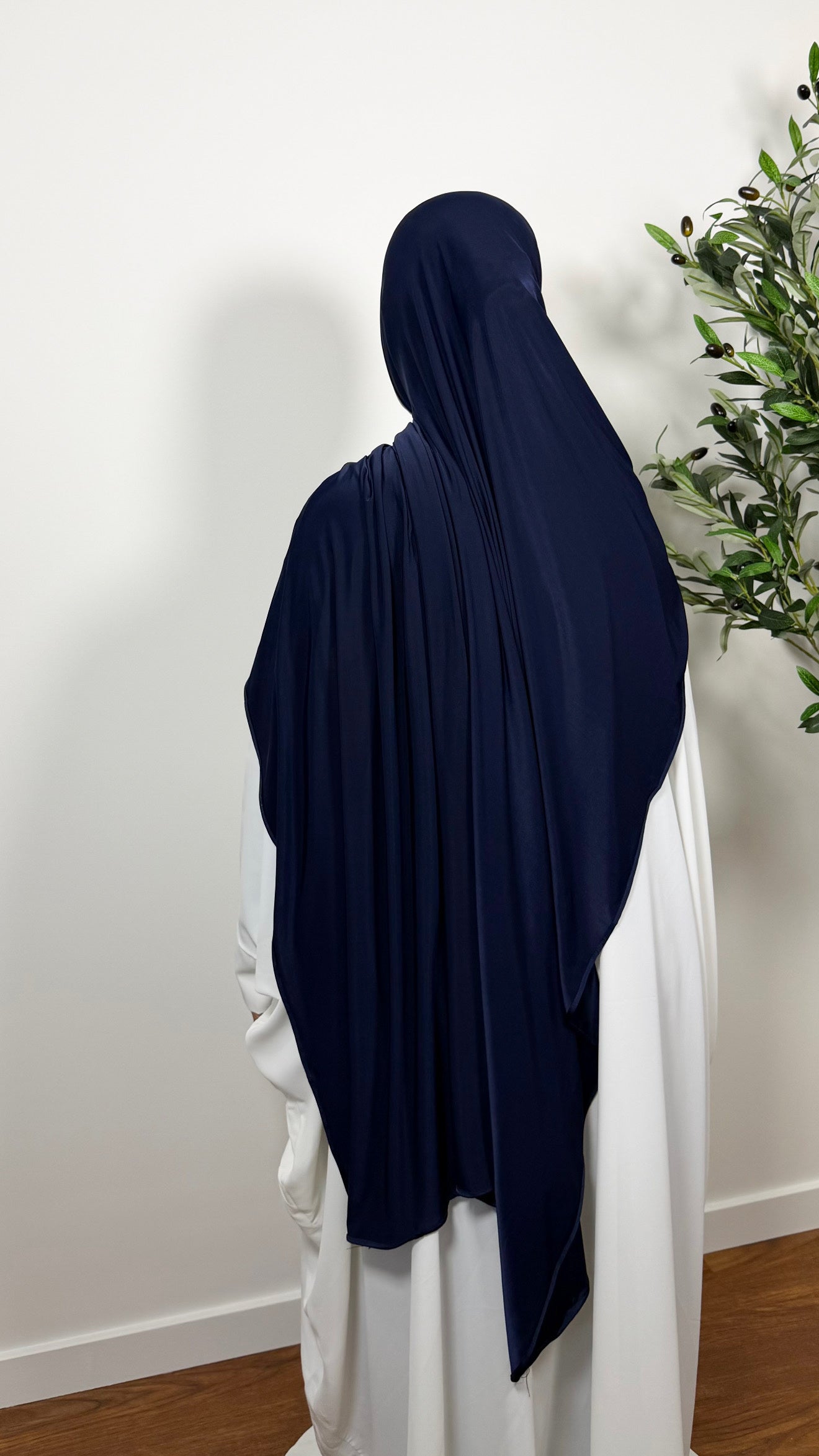HIJAB JERSEY LIQUID BLEU MARINE