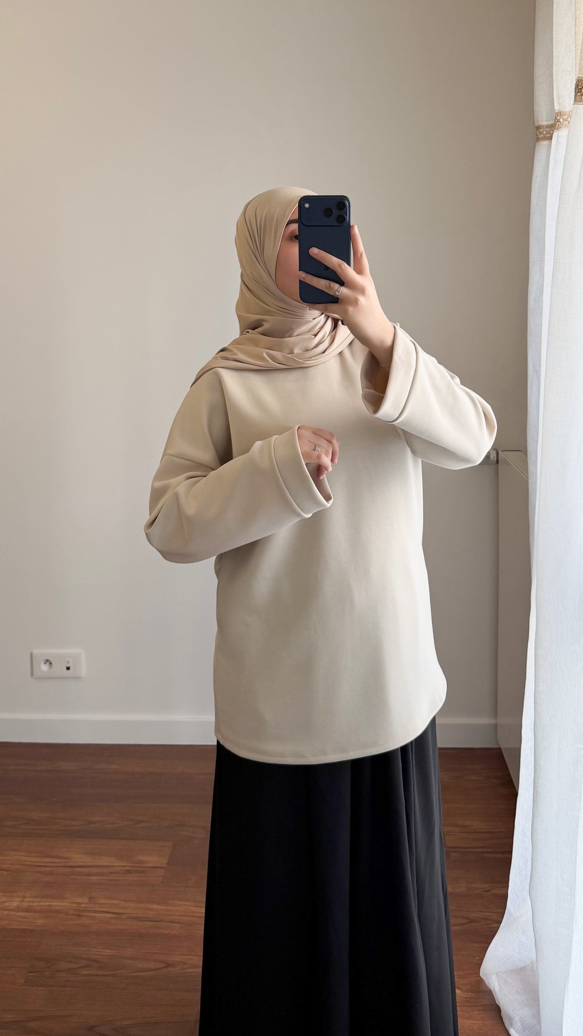 T-SHIRT ÉPAIS BEIGE
