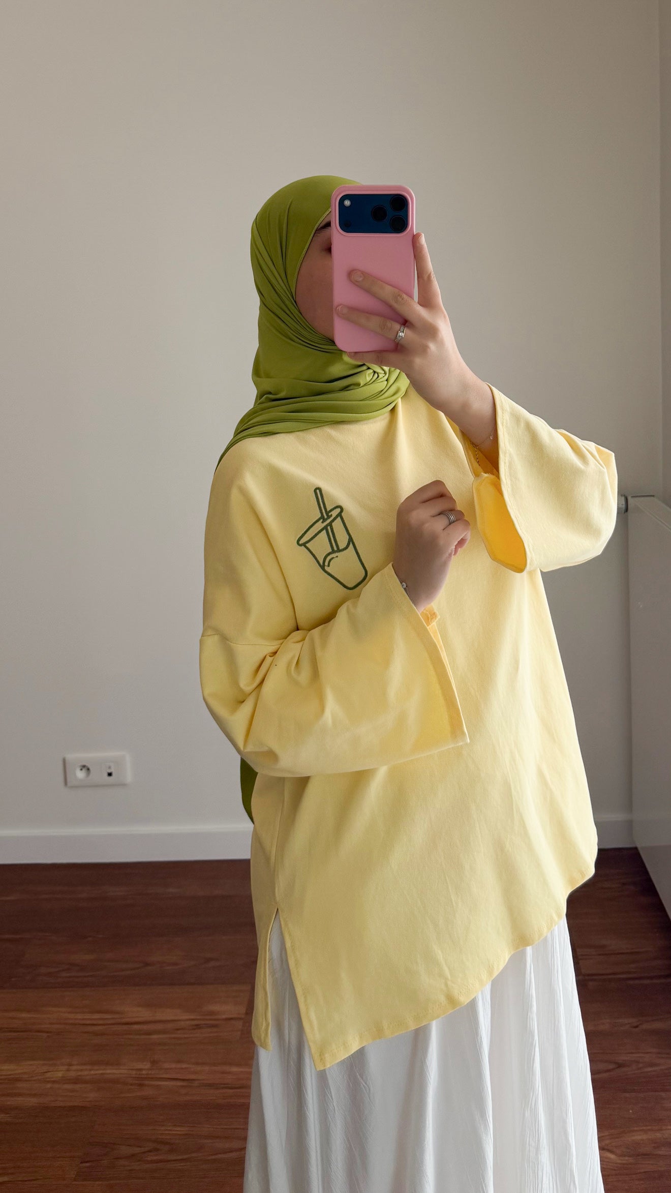 T-SHIRT MATCHA JAUNE