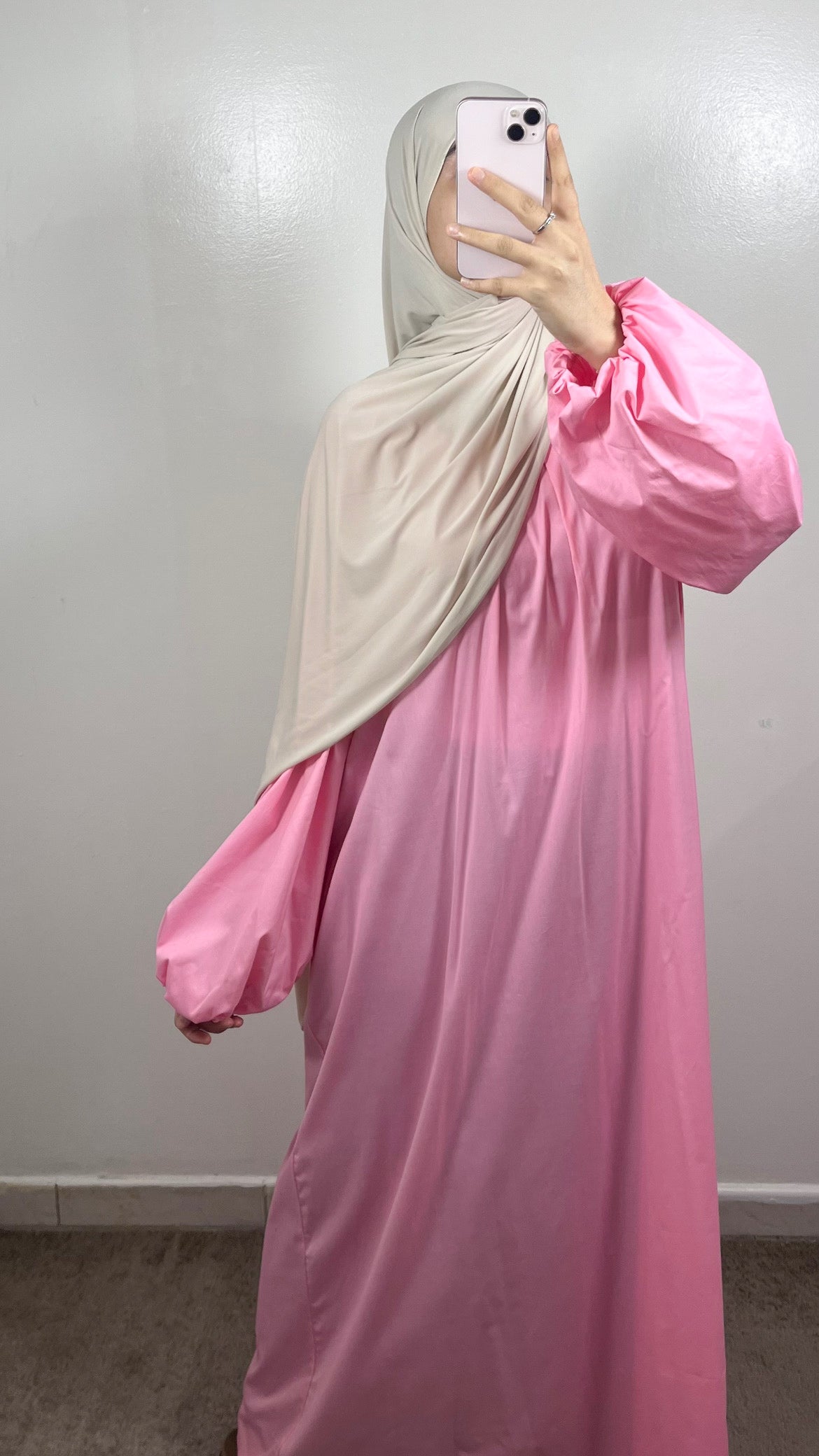 ROBE POPELINE ROSE