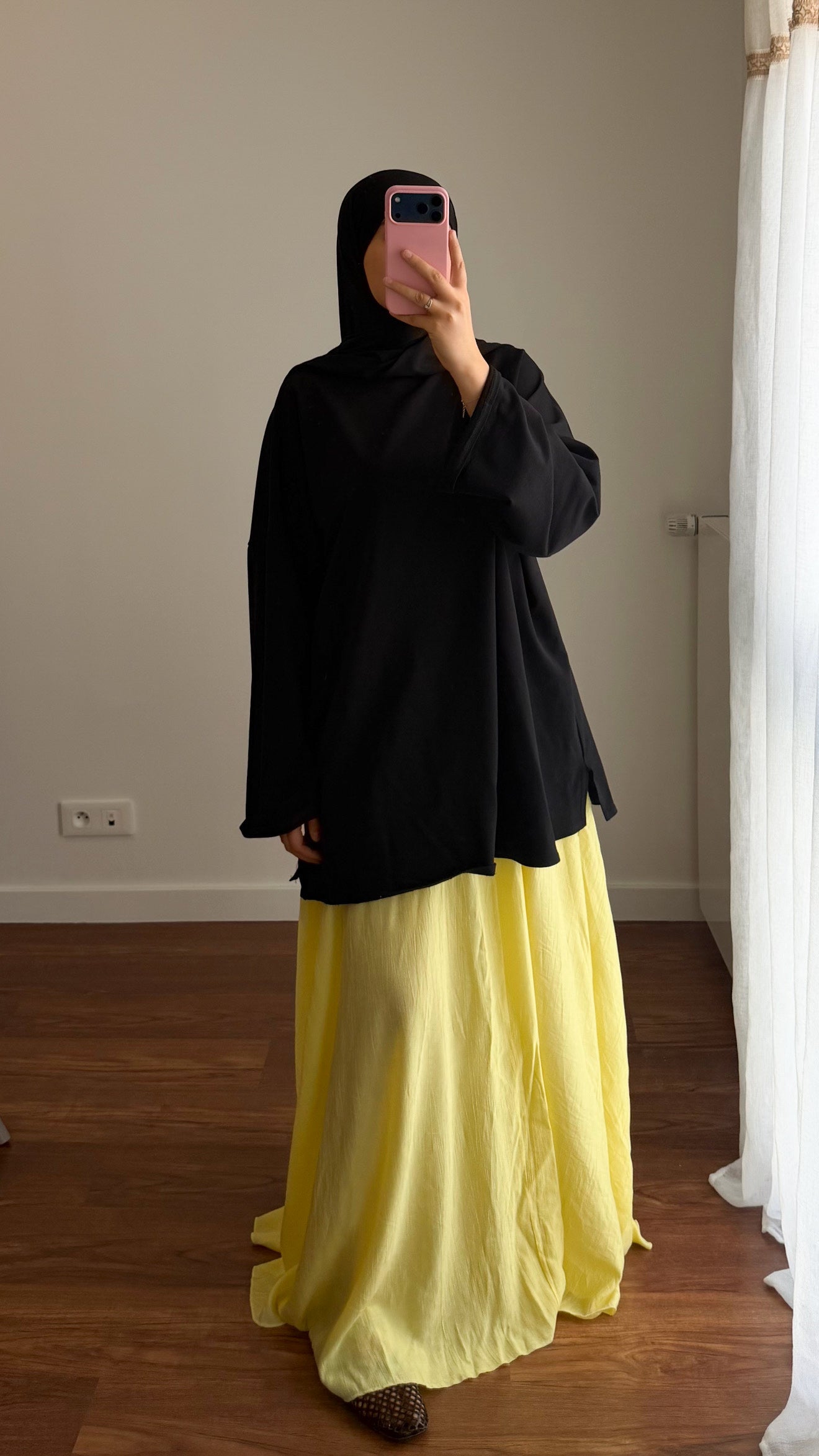 JUPE LONGUE JAUNE